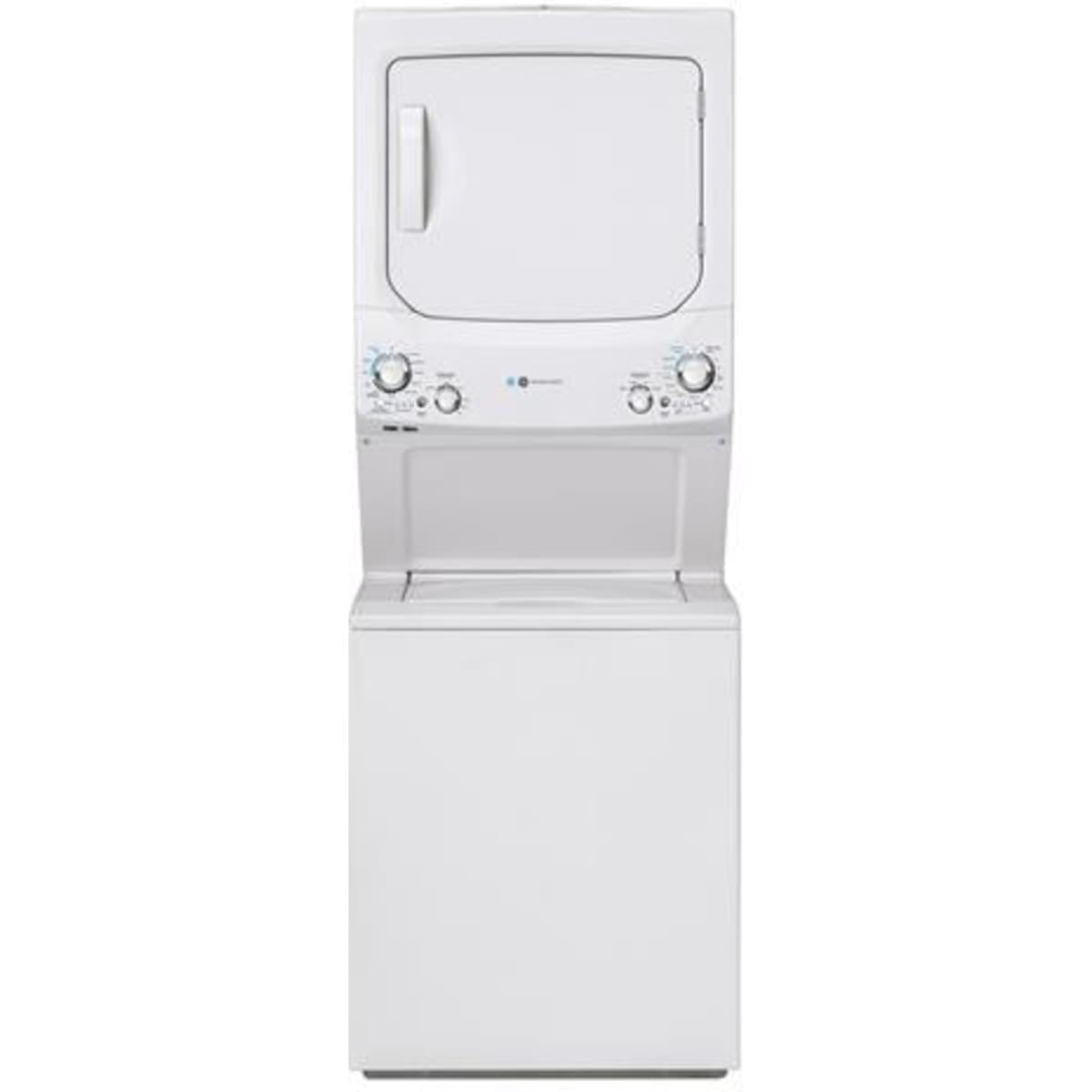 GUD27EESNWW GE Unitized Spacemaker® 3.8 cu. ft. Washer and 5.9 cu. ft. Electric Dryer Laundry Center
