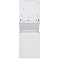 GUD27EESNWW GE Unitized Spacemaker® 3.8 cu. ft. Washer and 5.9 cu. ft. Electric Dryer Laundry Center