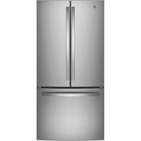 GWE19JYLFS GE 18.6 cu. ft. Counter-Depth French Door Refrigerator with Icemaker – Fingerprint Resistant Stainless