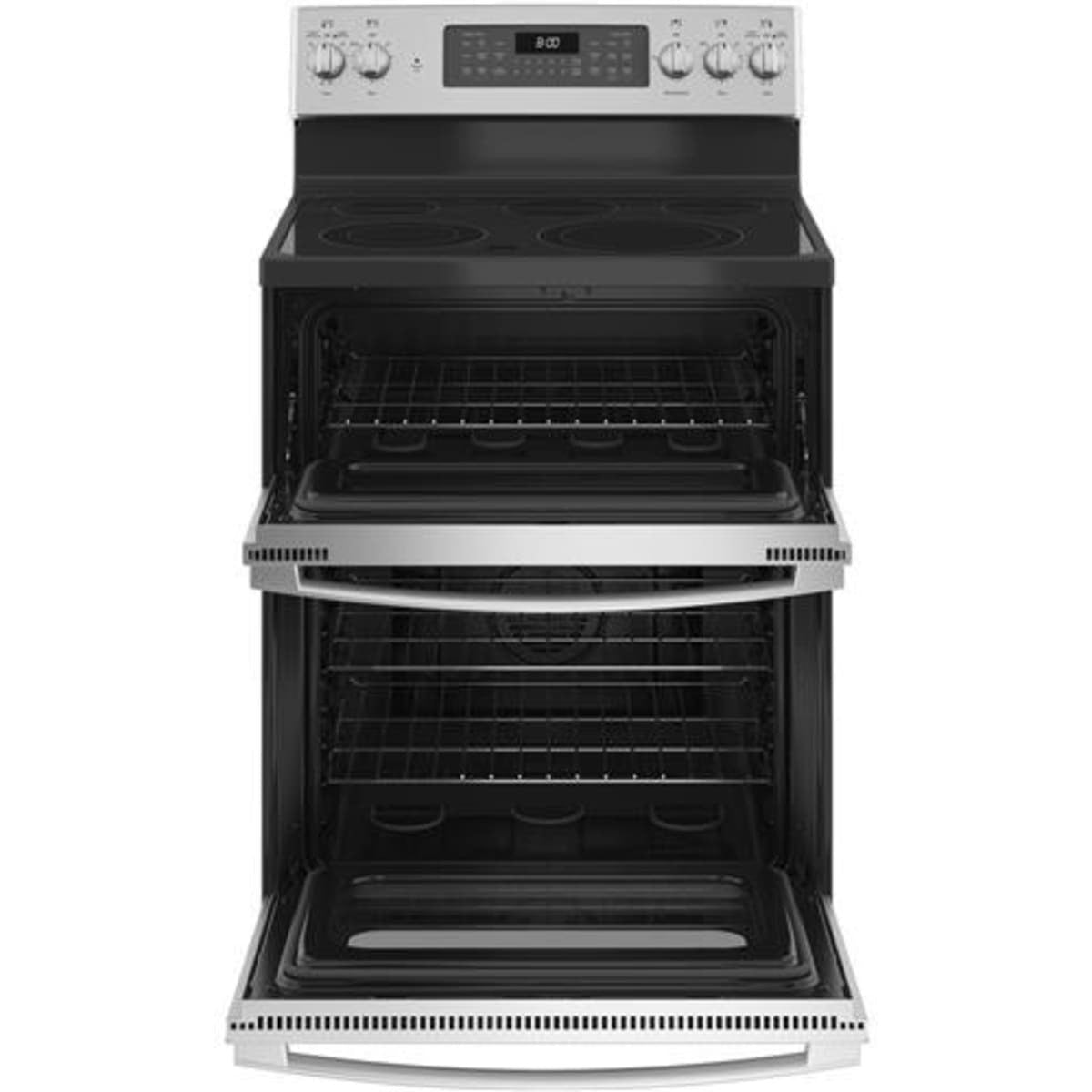 JBS86SPSS GE 30-inch Free-Standing Electric Double Oven Range with Convection – Stainless Steel