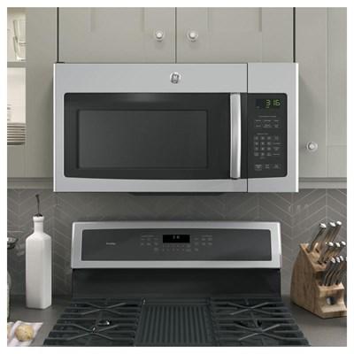 JVM3162RJSS GE® 1.6 Cu. Ft. Stainless Steel Over The Range Microwave