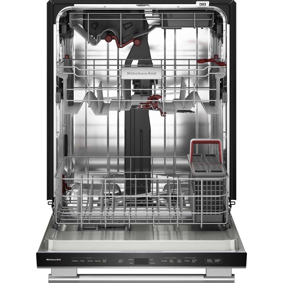 24 Inch Fully Integrated Built-In Dishwasher with 16 Place Settings, 5 Wash Cycles, 360° Max Jets™ Third Rack, 44 dBA, 7.25 cu. ft. MaxTub™, ProDry™ System, ProWash™ Cycle, True Self-Cleaning Filtration, PrintShield™
