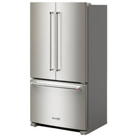 KRFC136RPS - KitchenAid 36" 22 cu. ft. French Door Refrigerator with LED Lighting, Automatic Ice Maker, Spill-Resistant Shelves (Stainless Steel)