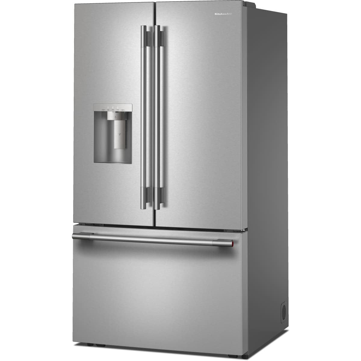 36 Inch Freestanding French Door Refrigerator with 30.52 cu. ft. Total Capacity, Exterior Water/Ice Dispenser, Signature Platinum Interior, Preserva® Food Care System, Touch Panel Controls, Max Cool and Star-K Certified: PrintShield™ Stainless Steel