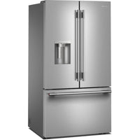 36 Inch Freestanding French Door Refrigerator with 30.52 cu. ft. Total Capacity, Exterior Water/Ice Dispenser, Signature Platinum Interior, Preserva® Food Care System, Touch Panel Controls, Max Cool and Star-K Certified: PrintShield™ Stainless Steel