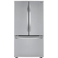 LFCC22426S LG 22 cu. ft. French Door Counter-Depth Refrigerator with Smart Cooling™ in Stainless Steel