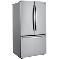 LFCC22426S LG 22 cu. ft. French Door Counter-Depth Refrigerator with Smart Cooling™ in Stainless Steel