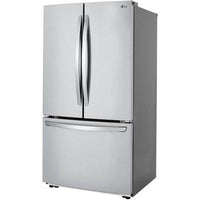 LFCC22426S LG 22 cu. ft. French Door Counter-Depth Refrigerator with Smart Cooling™ in Stainless Steel