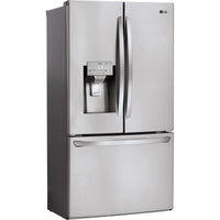 LFXS28968S LG 27.9 cu. ft. French Door Refrigerator with Slim SpacePlus® Ice System and Smart Cooling® – Stainless Steel