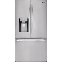 LFXS28968S LG 27.9 cu. ft. French Door Refrigerator with Slim SpacePlus® Ice System and Smart Cooling® – Stainless Steel