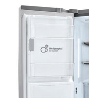 LMXC22626S LG 22 cu. ft. Counter-Depth 4-Door French Door Refrigerator with CustomChill® Drawer in Stainless Steel
