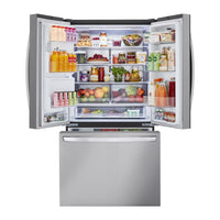 LG LRFXS3106S – 36‑Inch French‑Door Refrigerator (Standard‑Depth MAX) with 30.7 Cu. Ft. Capacity, Dual Ice Maker + In‑door Water Dispenser, Door Cooling+, Multi‑Air Flow Cooling, Wi‑Fi ThinQ®, Auto Closing Door Hinges, ENERGY STAR® Qualified.