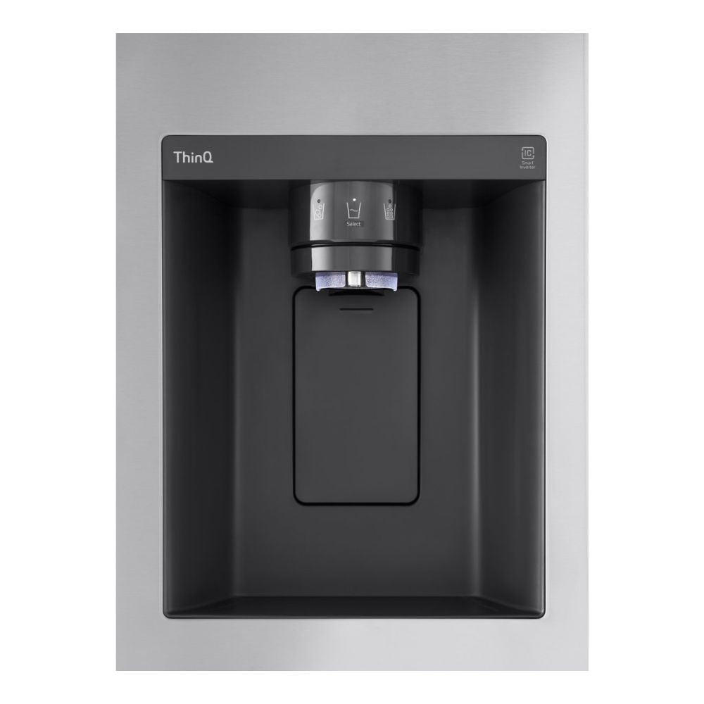 LG LRFXS3106S – 36‑Inch French‑Door Refrigerator (Standard‑Depth MAX) with 30.7 Cu. Ft. Capacity, Dual Ice Maker + In‑door Water Dispenser, Door Cooling+, Multi‑Air Flow Cooling, Wi‑Fi ThinQ®, Auto Closing Door Hinges, ENERGY STAR® Qualified.