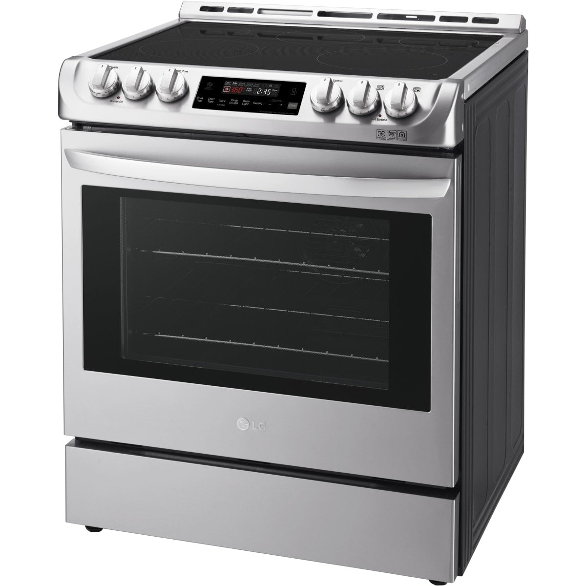 30 Inch Slide-In Electric Range with 5 Radiant Heating Elements, 6.3 cu. ft. Oven Capacity, Storage Drawer, ProBake Convection®, EasyClean®, WideView™ Window, SmartDiagnosis™, SmoothTouch™, PrintProof™ Finish, UltraHeat™ Burner