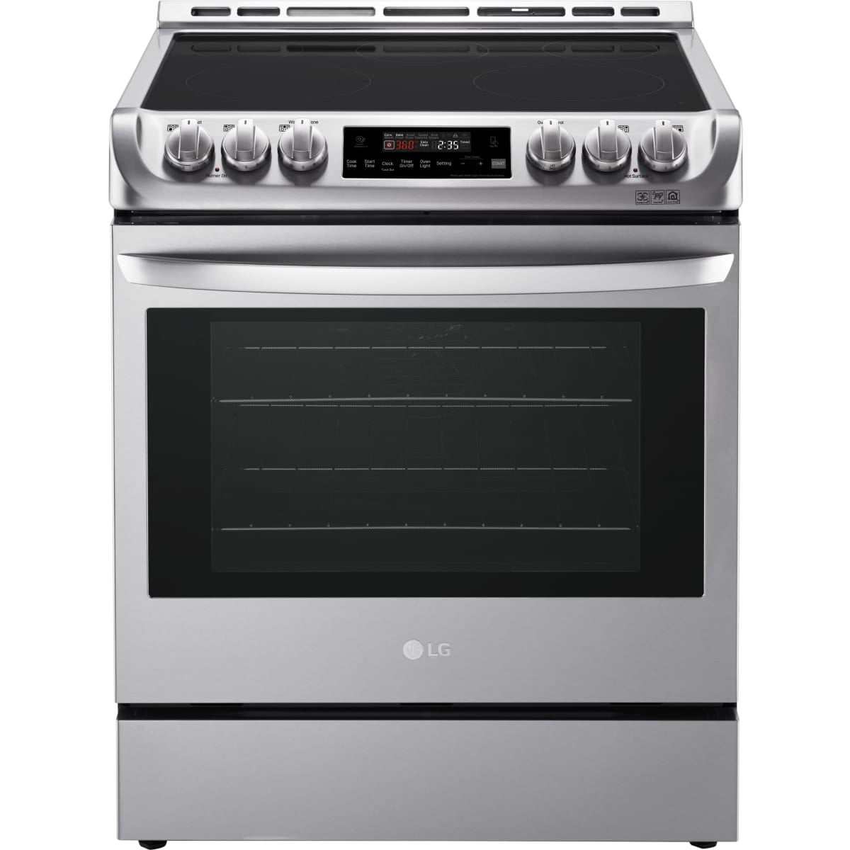30 Inch Slide-In Electric Range with 5 Radiant Heating Elements, 6.3 cu. ft. Oven Capacity, Storage Drawer, ProBake Convection®, EasyClean®, WideView™ Window, SmartDiagnosis™, SmoothTouch™, PrintProof™ Finish, UltraHeat™ Burner