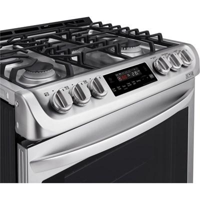 LSG4511ST LG 30" Slide-In Gas Range with ProBake Convection® and EasyClean® in Stainless Steel