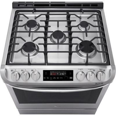 LSG4511ST LG 30" Slide-In Gas Range with ProBake Convection® and EasyClean® in Stainless Steel