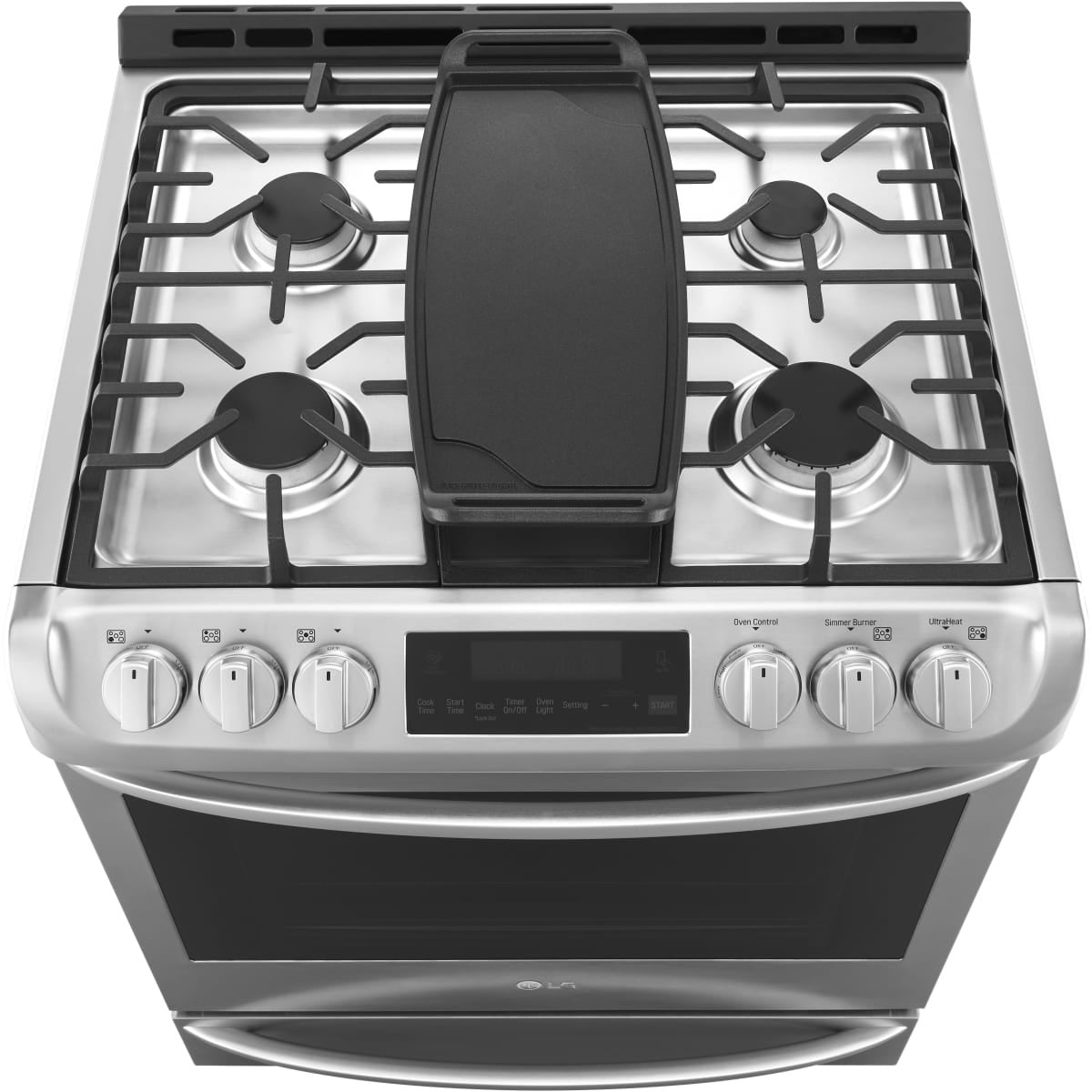 LSG4513ST LG 6.3 cu. ft. Slide-In Gas Range with ProBake Convection® and EasyClean® – Stainless Steel