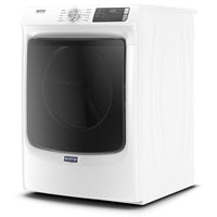 27 Inch Gas Dryer with 7.3 Cu. Ft. Capacity, Extra Power Button, Advanced Moisture Sensing, 10 Dry Cycles, Quick Dry Cycle, Bulky Items, Timed Dry, Wrinkle Prevent Option, Control Lock, ADA Compliant, and ENERGY STAR® Certified: White