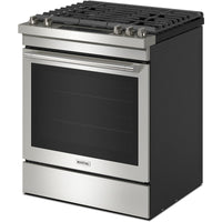 30 Inch Slide-In Gas Range with 5 Sealed Burners, 5.8 cu. ft. True Convection Oven, Power™ Burner, Simmer Burner, Air Fry, Power Preheat, AquaLift® Self Clean, and ADA Compliant