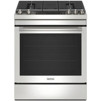 30 Inch Slide-In Gas Range with 5 Sealed Burners, 5.8 cu. ft. True Convection Oven, Power™ Burner, Simmer Burner, Air Fry, Power Preheat, AquaLift® Self Clean, and ADA Compliant