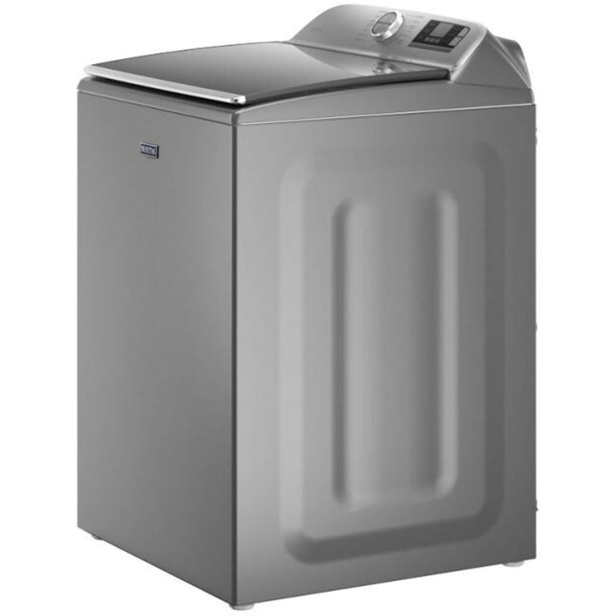 27 Inch Top Load Smart Washer with 5.2 Cu. Ft. Capacity, Extra Power Button, Built-In Water Faucet, Advanced Vibration Control™, 13 Wash Cycles, Quick Wash Cycle, Sanitize with Oxi, Wrinkle Cycle, and ENERGY STAR® Certified: Metallic Slate
