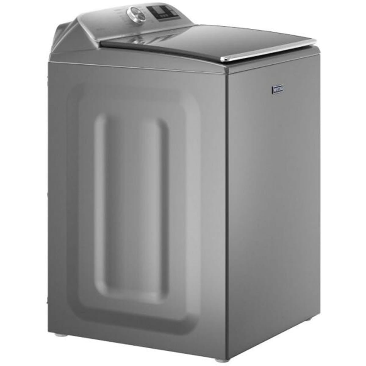 27 Inch Top Load Smart Washer with 5.2 Cu. Ft. Capacity, Extra Power Button, Built-In Water Faucet, Advanced Vibration Control™, 13 Wash Cycles, Quick Wash Cycle, Sanitize with Oxi, Wrinkle Cycle, and ENERGY STAR® Certified: Metallic Slate