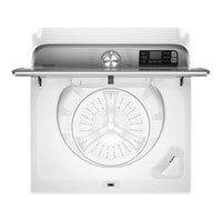 27 Inch Top Load Smart Washer with 5.3 Cu. Ft. Capacity, Extra Power Button, Built-In Water Faucet, Advanced Vibration Control™, Power™ Impeller, 13 Wash Cycles, Quick Wash Cycle, Sanitize with Oxi, and ENERGY STAR® Certified: White
