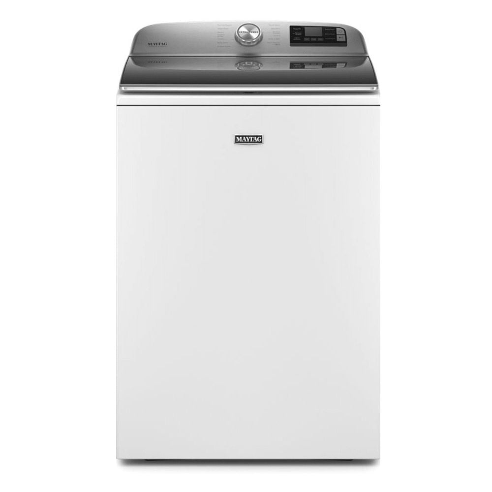 27 Inch Top Load Smart Washer with 5.3 Cu. Ft. Capacity, Extra Power Button, Built-In Water Faucet, Advanced Vibration Control™, Power™ Impeller, 13 Wash Cycles, Quick Wash Cycle, Sanitize with Oxi, and ENERGY STAR® Certified: White
