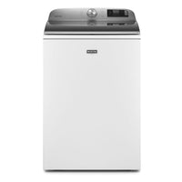 27 Inch Top Load Smart Washer with 5.3 Cu. Ft. Capacity, Extra Power Button, Built-In Water Faucet, Advanced Vibration Control™, Power™ Impeller, 13 Wash Cycles, Quick Wash Cycle, Sanitize with Oxi, and ENERGY STAR® Certified: White