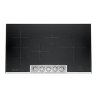 Induction Cooktop with 5 Cooking Zones, 3600 Watt Burner, Even Temp™ Element, Bridge Element, Backlit LED Knobs, ADA Compliant, and Energy Star Certified: 36 Inch