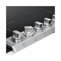 Induction Cooktop with 5 Cooking Zones, 3600 Watt Burner, Even Temp™ Element, Bridge Element, Backlit LED Knobs, ADA Compliant, and Energy Star Certified: 36 Inch