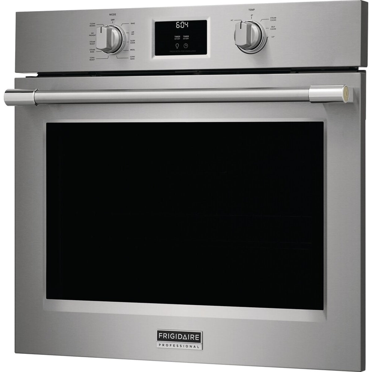 30 Inch Single Electric Wall Oven with Air Fry, 5.3 cu. ft. Capacity, Total Convection, No Preheat, Slow Cook, Steam Bake, Temperature Probe, Included Air Fry Tray, Star-K® Certified, and ADA Compliant