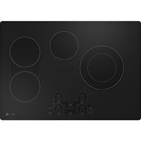 PEP7030DTBB GE Profile 30-inch Electric Cooktop with Glide Touch Controls and SyncBurners – Black