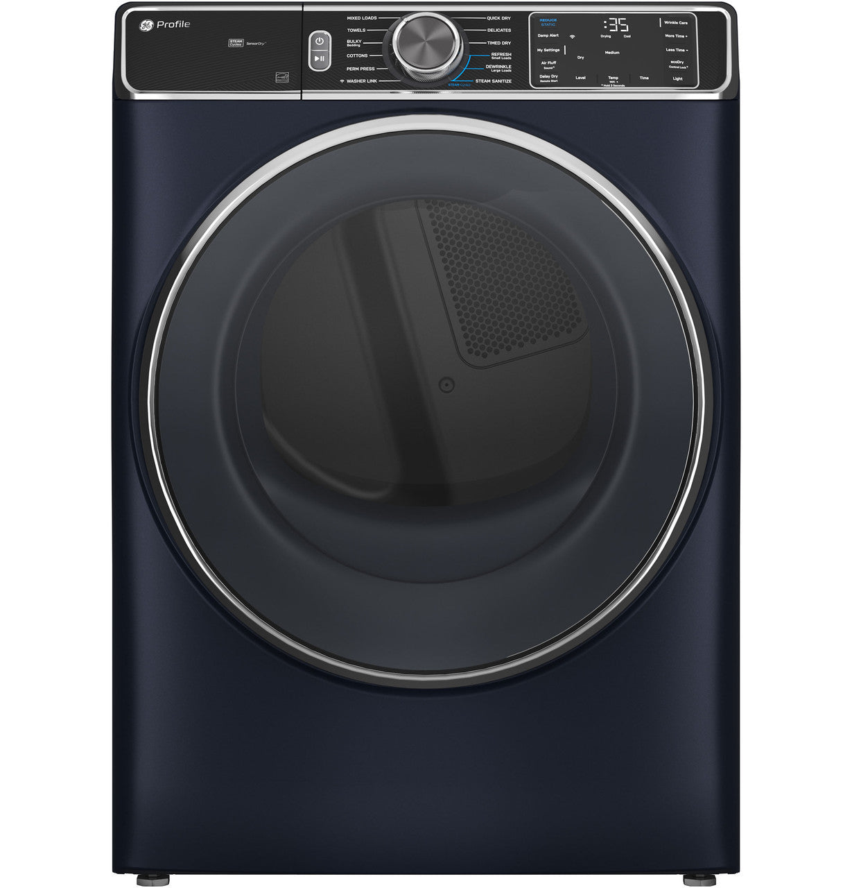PFD87GSPVRS GE Profile 7.8 Cu. Ft Sapphire Blue Gas Dryer