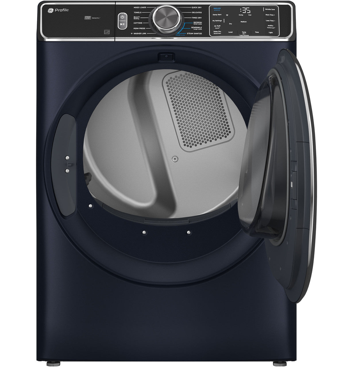 PFD87GSPVRS GE Profile 7.8 Cu. Ft Sapphire Blue Gas Dryer