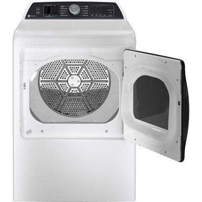 PTD70EBSTWS GE Profile 7.4 Cu. Ft. White Front Load Electric Dryer