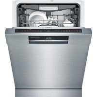 SHE89PW75N Bosch Benchmark® 24" Dishwasher with CrystalDry™ and MyWay™ Rack in Stainless Steel