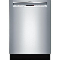 SHEM63W55N Bosch 300 Series 24" Front Control Built-In Dishwasher with 44 dBA and 3rd Rack in Stainless Steel