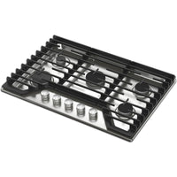 30 Inch Gas Cooktop with 5 Sealed Burners, SpeedHeat™ Burner, Simmer Burner, EZ-2-Lift™ Hinged Cast-Iron Grates, Upswept SpillGuard™ Cooktop, and ADA Compliant