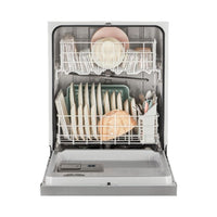 WDF341PAPM - Whirlpool 24" Dishwasher with 3 Wash Cycles, 12 Place Settings, Soil Sensor, Heated Dry (Monochromatic Stainless Steel)