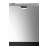 WDF341PAPM - Whirlpool 24" Dishwasher with 3 Wash Cycles, 12 Place Settings, Soil Sensor, Heated Dry (Monochromatic Stainless Steel)