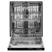 Whirlpool 24 in. Hidden Control Third Rack Dishwasher with Water Repellent Silverware Basket