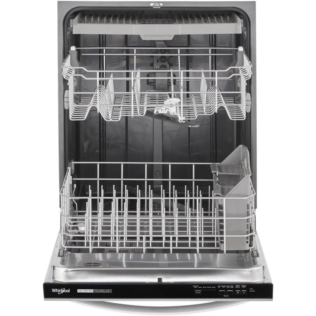 WDT730HAMZ Whirlpool 24-inch Built-In Dishwasher with Sensor Cycle and Flexible Third Rack