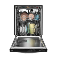 WDT750SAKZ - Whirlpool 24" Dishwasher with 3rd Rack, Sensor Cycle, 13 Place Settings, Heated Dry Option (Fingerprint Resistant Stainless Steel)