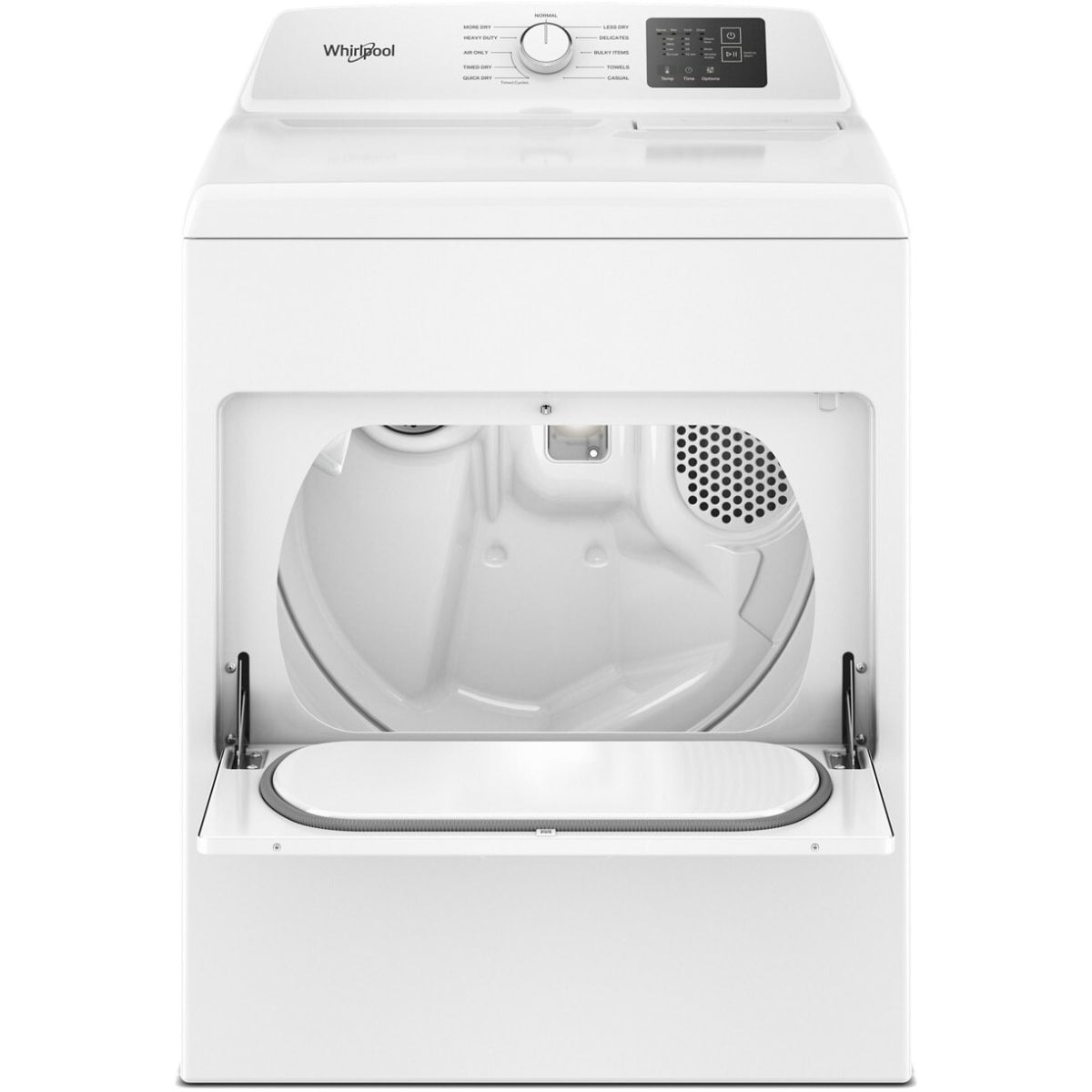 WED4107SW — Whirlpool 7.0 cu. ft. Electric Dryer with AutoSensing, Wrinkle Assist™ Option, Quick Dry (White)