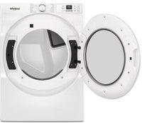 WED4720RW Whirlpool 7.4 Cu. Ft. Front Load Electric Dryer with Wrinkle Shield™ Option and Intuitive Controls in White