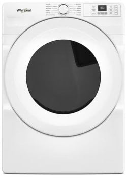 WED4720RW Whirlpool 7.4 Cu. Ft. Front Load Electric Dryer with Wrinkle Shield™ Option and Intuitive Controls in White