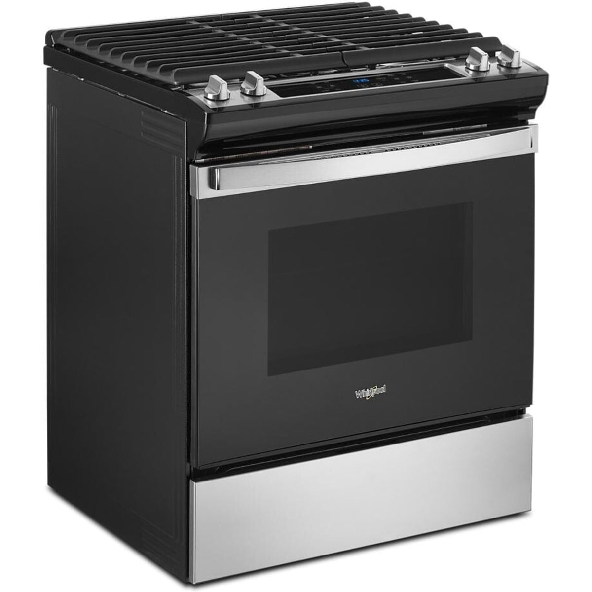30 Inch Slide-In Gas Range with 4 Sealed Burners, 5.0 cu. ft. Capacity, SpeedHeat™ Burners, Frozen Bake™, Sabbath Mode, Self-Clean, and ADA Compliant: Stainless Steel