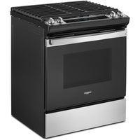30 Inch Slide-In Gas Range with 4 Sealed Burners, 5.0 cu. ft. Capacity, SpeedHeat™ Burners, Frozen Bake™, Sabbath Mode, Self-Clean, and ADA Compliant: Stainless Steel